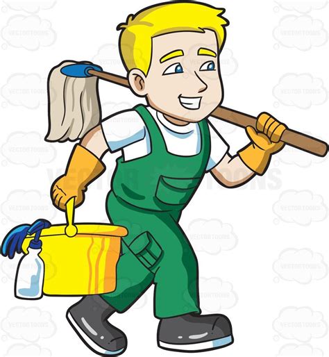 janitor clipart|Janitorial Clip Art .